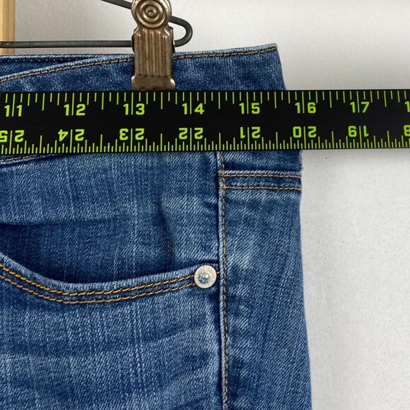 American Eagle Womens Jeans 32x29 Measured Super Stretch Skinny Blue - Picture 4 of 16